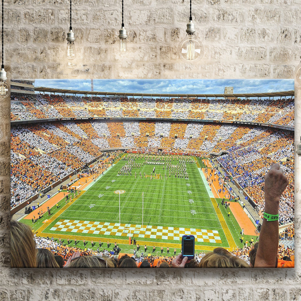 Neyland Stadium Canvas Prints Tennessee Volunteers Wall Art American,Sport Stadium Art Prints, Fan Gift, Wall Decor
