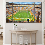 Neyland Stadium Canvas Prints Tennessee Volunteers Wall Art American,Multi Panels B,Sport Stadium Art Prints, Fan Gift