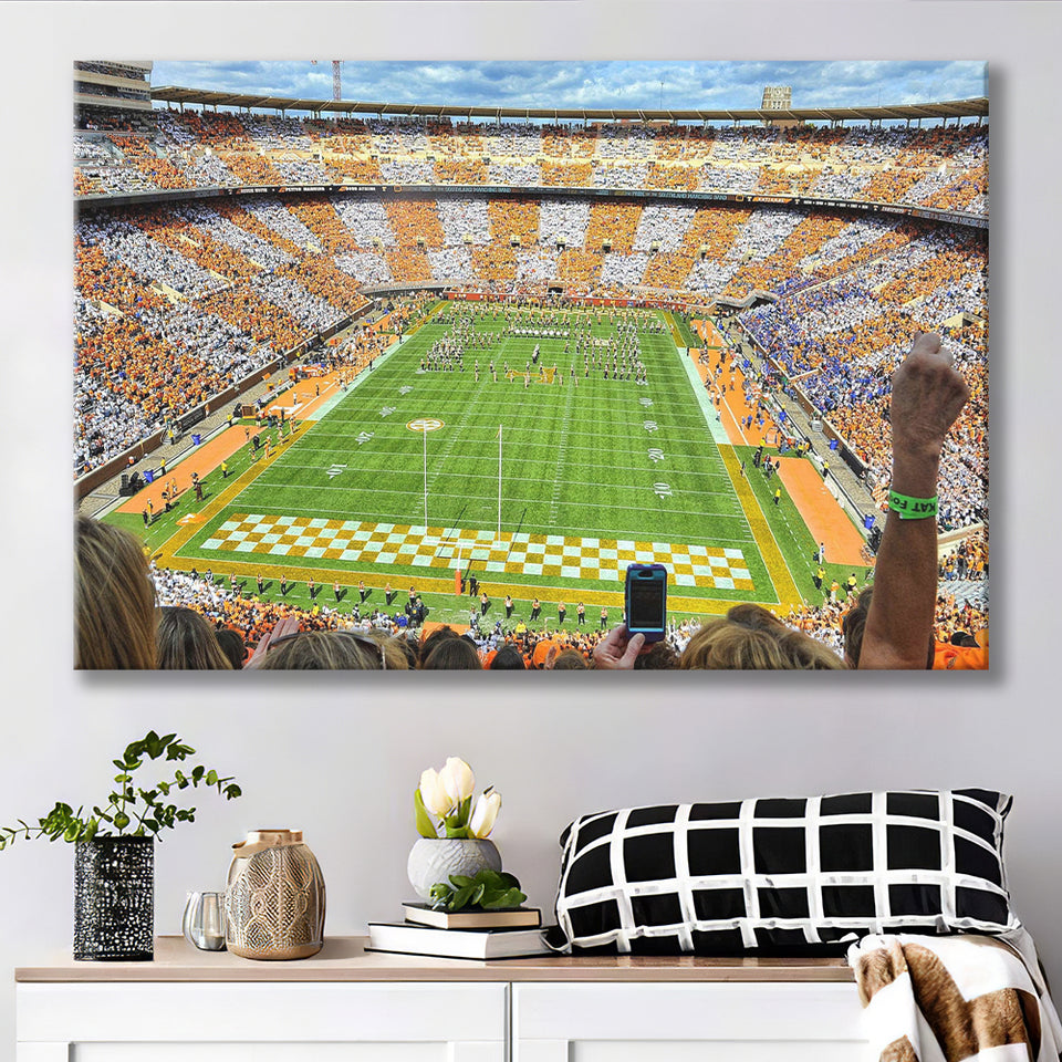 Neyland Stadium Canvas Prints Tennessee Volunteers Wall Art American,Sport Stadium Art Prints, Fan Gift, Wall Decor