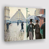 Paris Street A Rainy Day Canvas Wall Art - Canvas Prints, Prints for Sale, Canvas Painting, Canvas On Sale