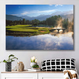 Nicklaus North Golf Club Hole 03 & 12, Whistler, Bc Canada, Golf Art Print, Golf Lover, Canvas Prints Wall Art Decor