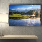 Nicklaus North Golf Club Hole 03 & 12, Whistler, Bc Canada, Golf Art Print, Golf Lover, Canvas Prints Wall Art Decor