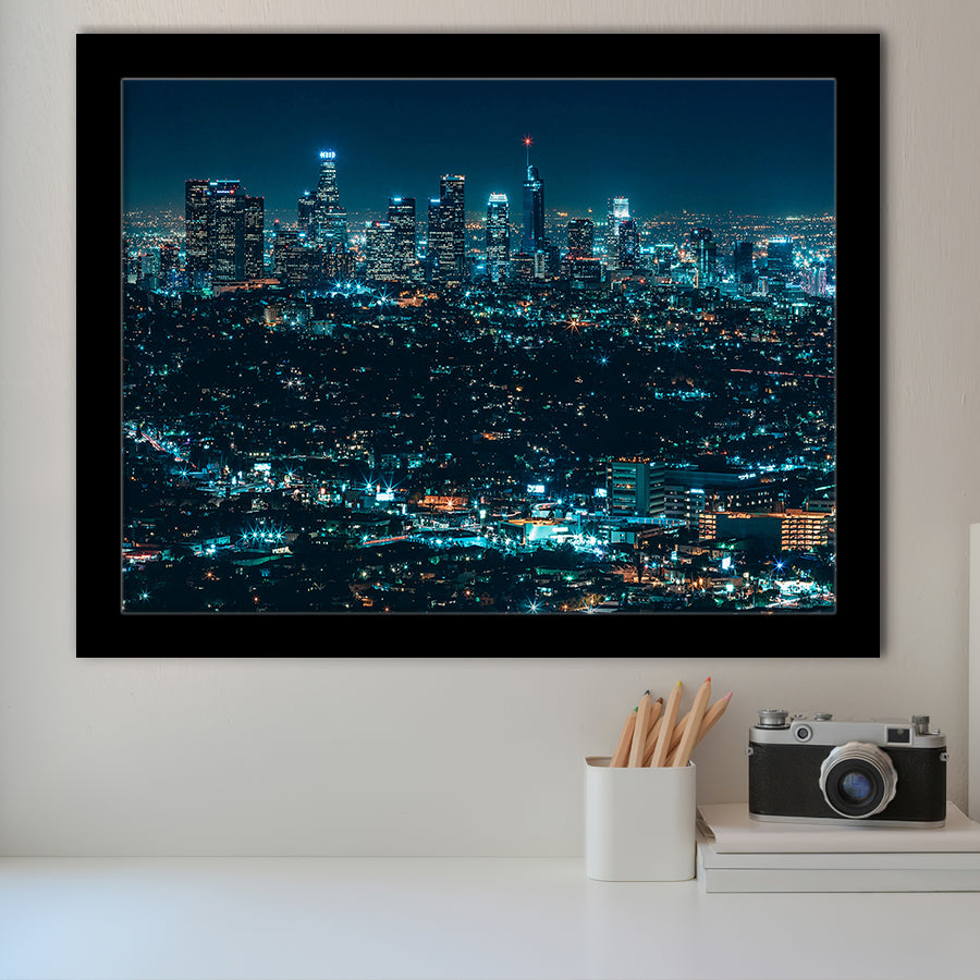 Night City Framed Art Prints Wall Art Decor, Framed Picture, Home Decor