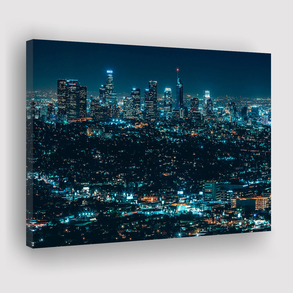 Night City Canvas Prints Wall Art Decor - Painting Canvas,Home Decor, Ready to Hang