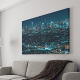 Night City Canvas Prints Wall Art Decor - Painting Canvas,Home Decor, Ready to Hang
