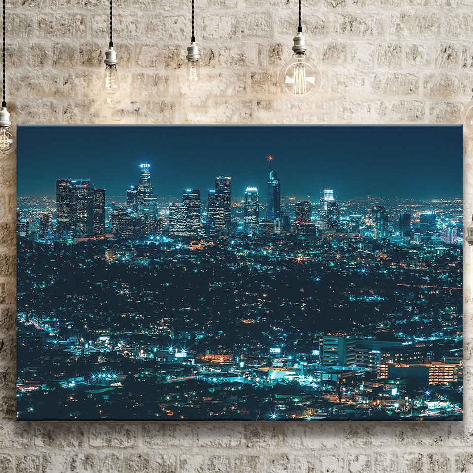 Night City Canvas Prints Wall Art Decor - Painting Canvas,Home Decor, Ready to Hang