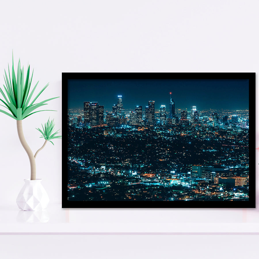 Night City Framed Art Prints Wall Art Decor, Framed Picture, Home Decor