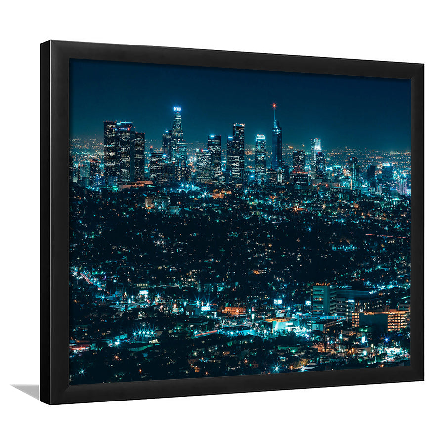Night City Framed Art Prints Wall Art Decor, Framed Picture, Home Decor