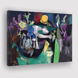 Night Fishing At Antibes, Pablo Picasso Wall Art Canvas Prints Wall Art Home Decor