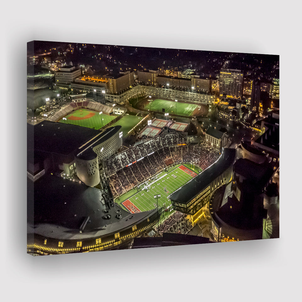Nippert Stadium, Cincinnati, Ohio Canvas Prints Wall Art - Painting Canvas, Wall Decor, Fan Gift, Art Prints
