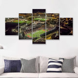 Nippert Stadium, Cincinnati, Ohio 5 Pieces Canvas Prints Wall Art - Painting Canvas, Multi Panel, Fan Gift