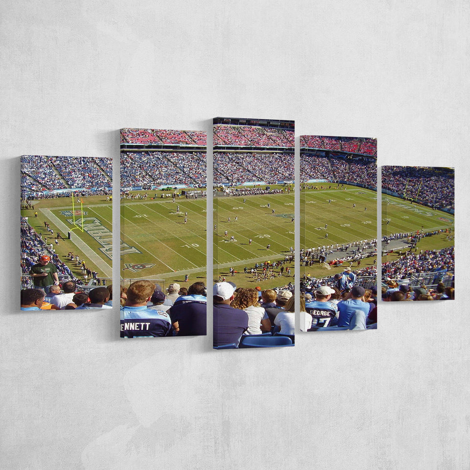 Nissan Stadium Canvas Prints Tennessee Titans Wall Art American,Multi Panels,Sport Stadium Art Prints, Fan Gift