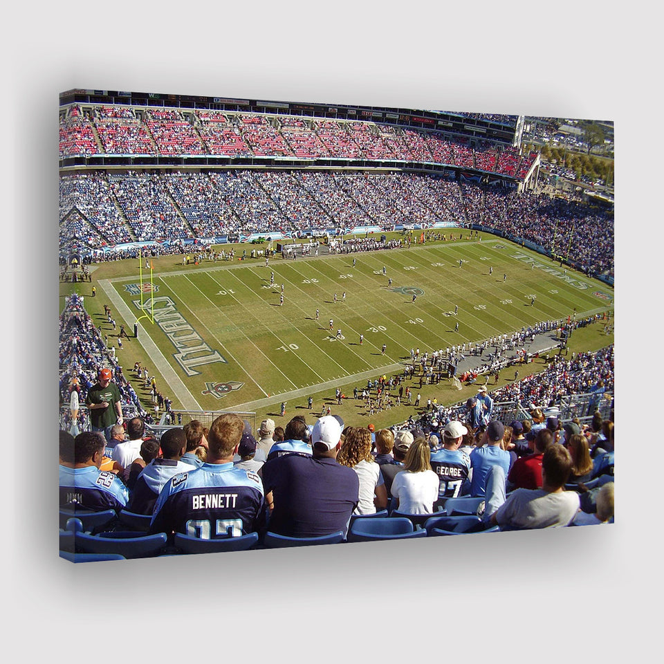Nissan Stadium Canvas Prints Tennessee Titans Wall Art American,Sport Stadium Art Prints, Fan Gift, Wall Decor