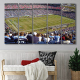Nissan Stadium Canvas Prints Tennessee Titans Wall Art American,Multi Panels B,Sport Stadium Art Prints, Fan Gift