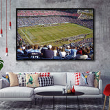 Nissan Stadium Framed Canvas Prints Tennessee Titans Wall Art American,Sport Stadium Art Prints, Fan Gift