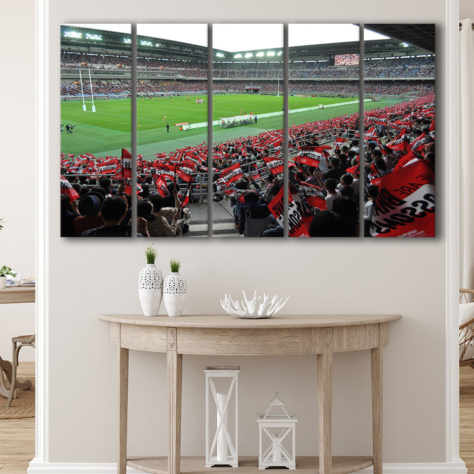 Nissan Stadium, Stadium Canvas, Sport Art, Gift for him, Multi Panels B, Canvas Prints Wall Art Decor