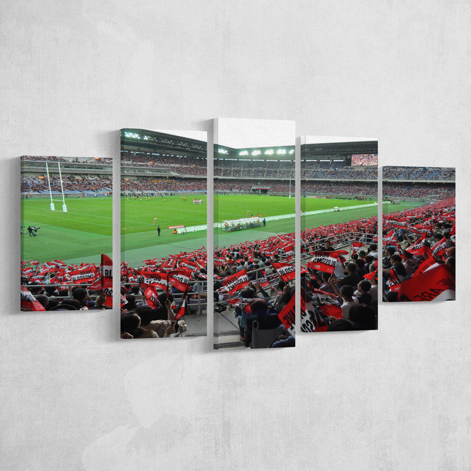 Nissan Stadium, Stadium Canvas, Sport Art, Large Canvas, Multi Panels, Canvas Prints Wall Art Decor