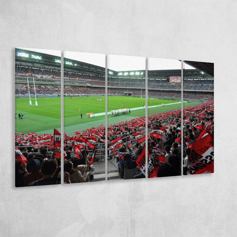 Nissan Stadium, Stadium Canvas, Sport Art, Gift for him, Multi Panels B, Canvas Prints Wall Art Decor