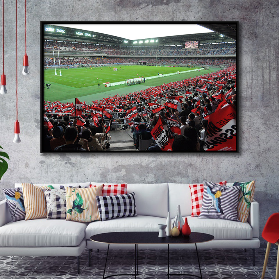 Nissan Stadium, Stadium Canvas, Sport Art, Gift for him, Framed Canvas Prints Wall Art Decor, Framed Picture