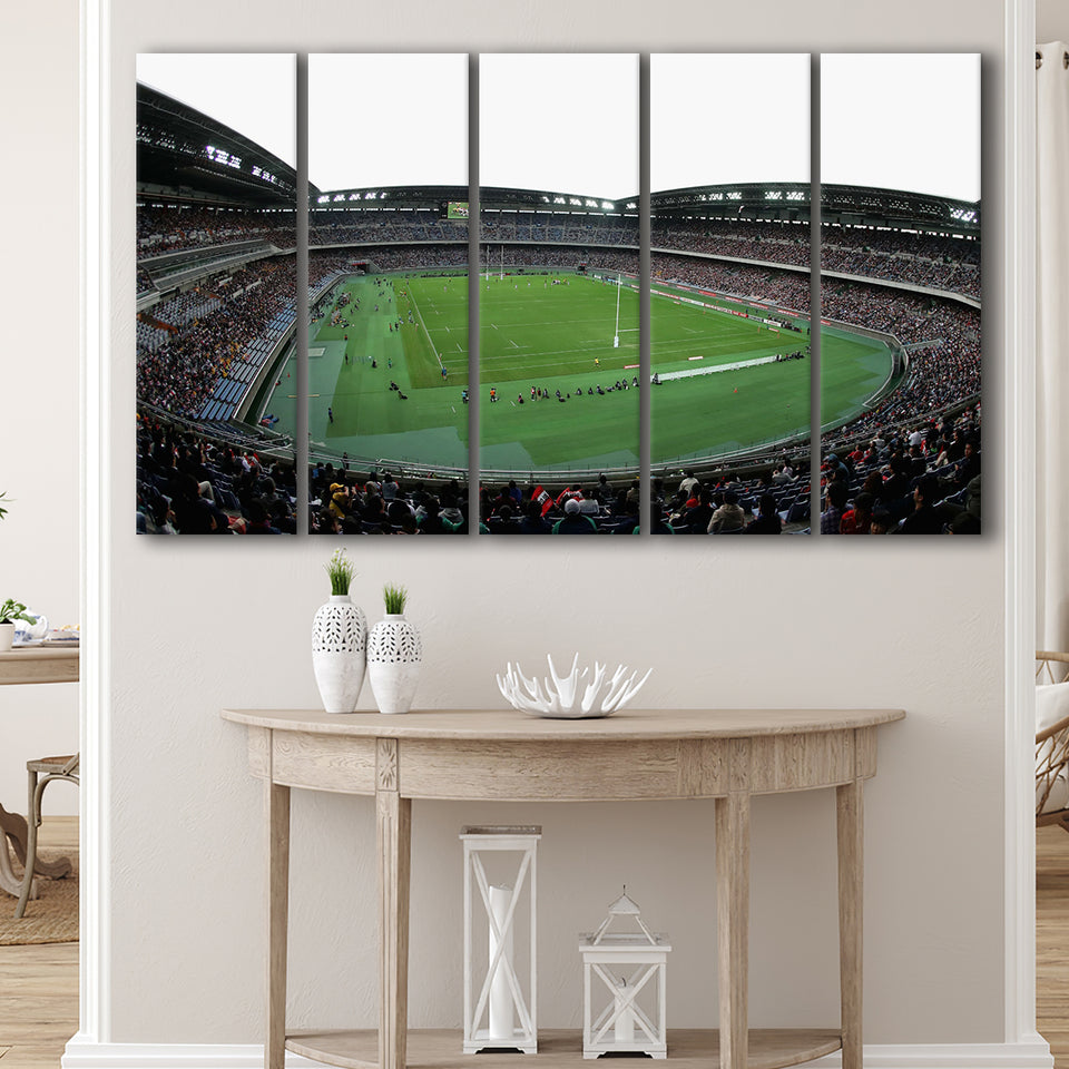 Nissan Stadium Yokohama, Stadium Canvas, Sport Art, Gift for him, Multi Panels B, Canvas Prints Wall Art Decor