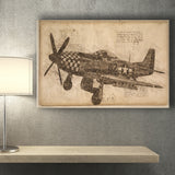 North American F 100 Super Sabre Canvas Prints Wall Art - Painting Canvas, Painting Prints, Wall Home Decor, Prints for Sale