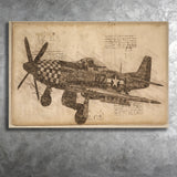 North American F 100 Super Sabre Canvas Prints Wall Art - Painting Canvas, Painting Prints, Wall Home Decor, Prints for Sale