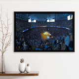 North Carolina Stadium Framed Canvas Prints Dean E Smith Center Wall,Sport Stadium Art Prints, Fan Gift