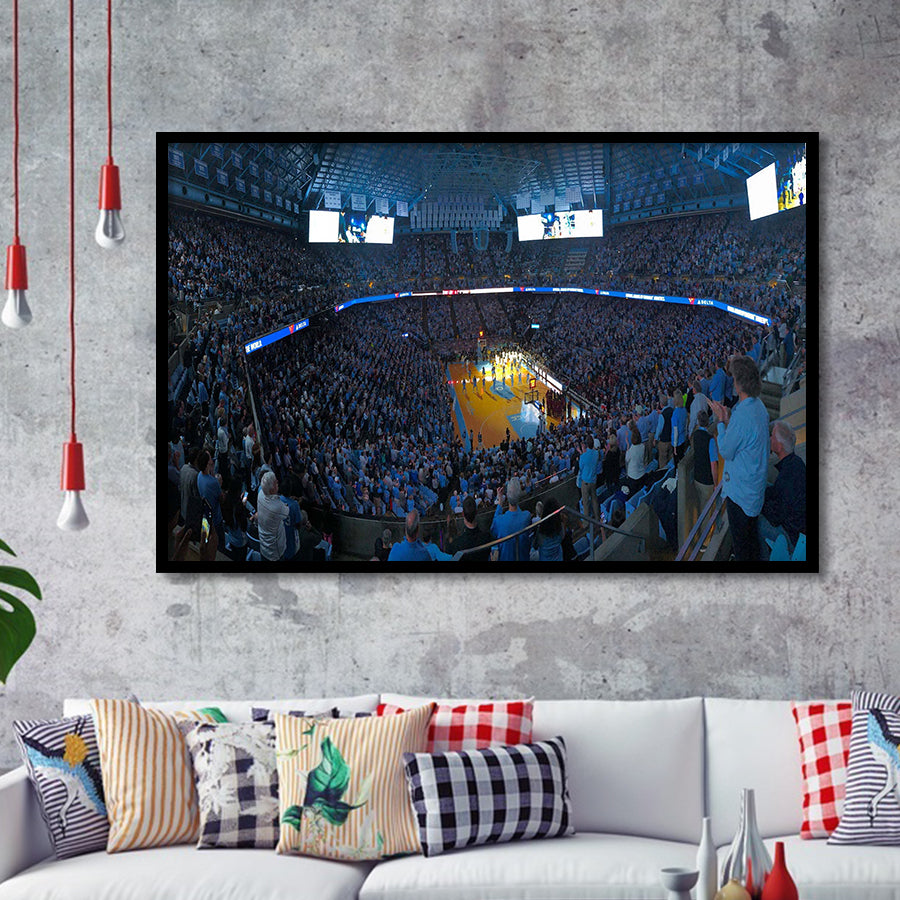 North Carolina Stadium Art Prints Dean E Smith Center Wall,Sport Stadium Art Prints, Fan Gift, Wall Decor