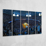 North Carolina Stadium Canvas Prints Dean E Smith Center Wall,Multi Panels B,Sport Stadium Art Prints, Fan Gift