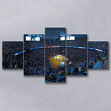 North Carolina Stadium Canvas Prints Dean E Smith Center Wall,Multi Panels,Sport Stadium Art Prints, Fan Gift
