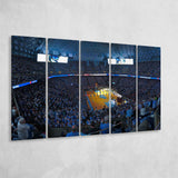 North Carolina Tar Heels Stadium Canvas Prints Dean Smith Center,Multi Panels B,Sport Stadium Art Prints, Fan Gift