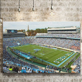 North Carolina Tar Heels Stadium Canvas Prints Kenan Memorial Stadium,Sport Stadium Art Prints, Fan Gift, Wall Decor