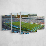 North Carolina Tar Heels Stadium Canvas Prints Kenan Memorial Stadium,Multi Panels,Sport Stadium Art Prints, Fan Gift