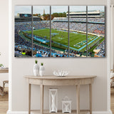 North Carolina Tar Heels Stadium Canvas Prints Kenan Memorial Stadium,Multi Panels B,Sport Stadium Art Prints, Fan Gift