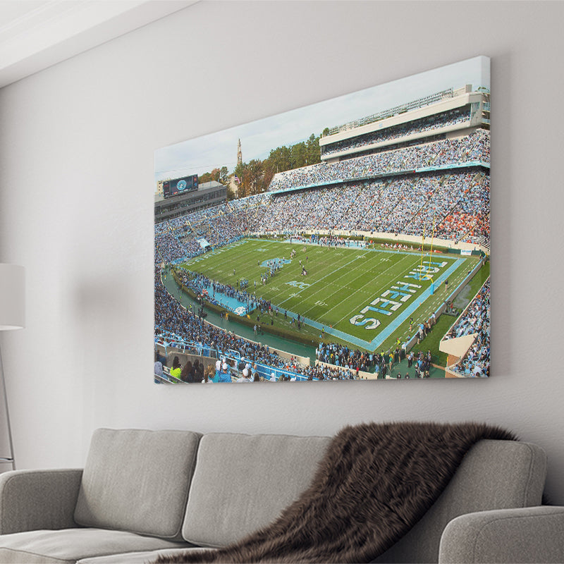North Carolina Tar Heels Stadium Canvas Prints Kenan Memorial Stadium,Sport Stadium Art Prints, Fan Gift, Wall Decor