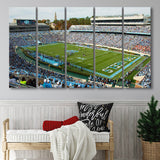 North Carolina Tar Heels Stadium Canvas Prints Kenan Memorial Stadium,Multi Panels B,Sport Stadium Art Prints, Fan Gift