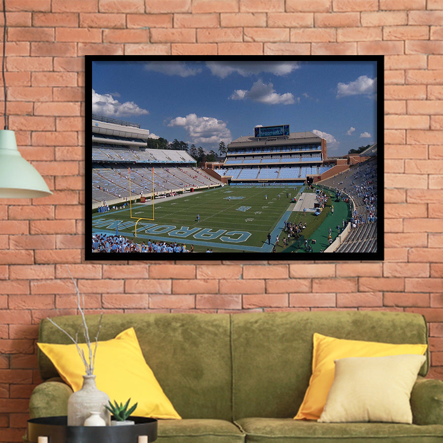 North Carolina Tar Heels Stadium Art Prints Kenan Memorial Stadium,Sport Stadium Art Prints, Fan Gift, Wall Decor
