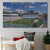 North Carolina Tar Heels Stadium Canvas Prints Kenan Memorial Stadium,Multi Panels B,Sport Stadium Art Prints, Fan Gift