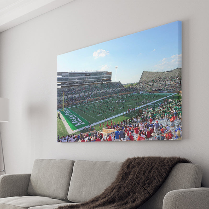 North Texas Mean Green Wall Art Apogee Stadium,Sport Stadium Art Prints, Fan Gift, Wall Decor