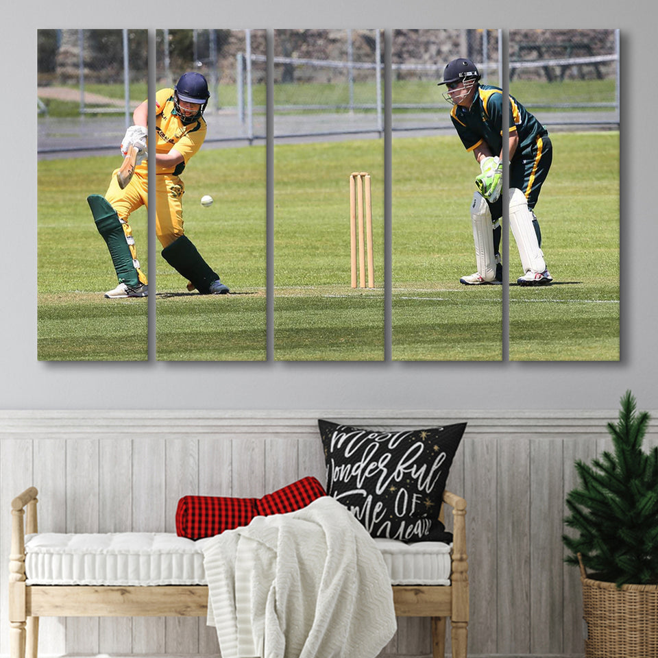 Northland Cricket, Stadium Canvas, Sport Art, Gift for him, Multi Panels B, Canvas Prints Wall Art Decor