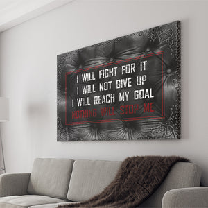 Nothing Will Stop Me Canvas Canvas Prints Wall Art - Painting Canvas,Office Business Motivation Art, Wall Decor