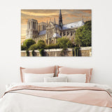Notre Dame Cathedral Canvas Wall Art - Canvas Prints, Prints for Sale, Canvas Painting, Canvas On Sale