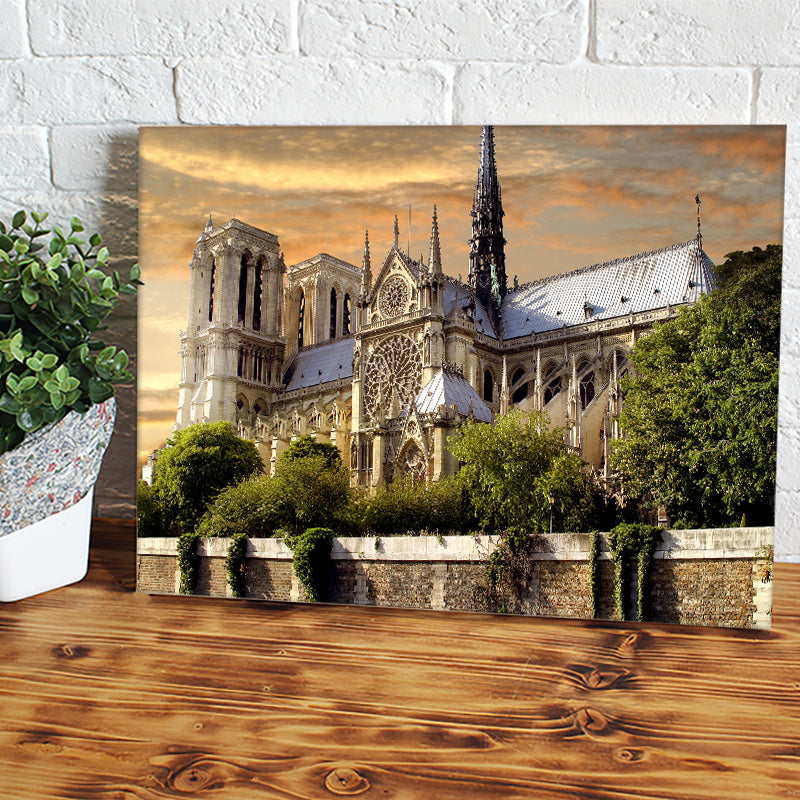 Notre Dame Cathedral Canvas Wall Art - Canvas Prints, Prints for Sale, Canvas Painting, Canvas On Sale