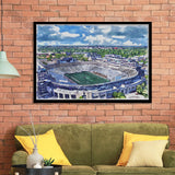 Notre Dame Fighting Irish Notre Dame Stadium Watercolor, Sport Prints Fan Gift, Framed Art Prints Wall Art Decor