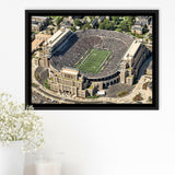 Notre Dame Football Stadium, Stadium Canvas, Sport Art, Gift for him, Framed Canvas Prints Wall Art Decor, Framed Picture