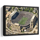 Notre Dame Football Stadium, Stadium Canvas, Sport Art, Gift for him, Framed Canvas Prints Wall Art Decor, Framed Picture