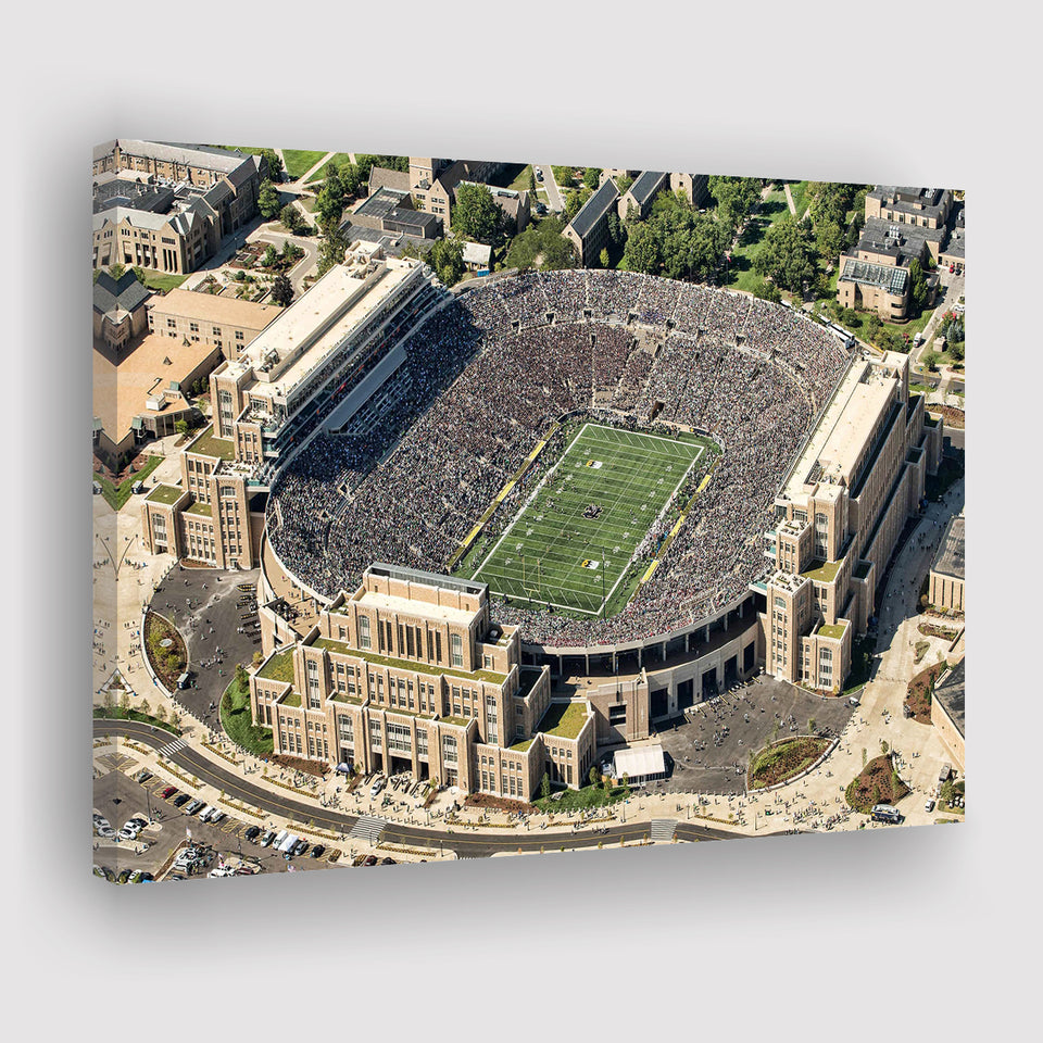 Notre Dame Football Stadium, Stadium Canvas, Sport Art, Gift for him, Fan Gift, Canvas Prints Wall Art Decor