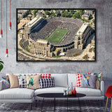 Notre Dame Football Stadium, Stadium Canvas, Sport Art, Gift for him, Framed Canvas Prints Wall Art Decor, Framed Picture