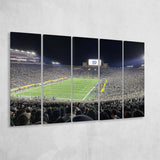 Notre Dame Stadium Canvas Prints Notre Dame Fighting Irish,Multi Panels B,Sport Stadium Art Prints, Fan Gift