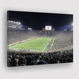 Notre Dame Stadium Canvas Prints Notre Dame Fighting Irish,Sport Stadium Art Prints, Fan Gift, Wall Decor